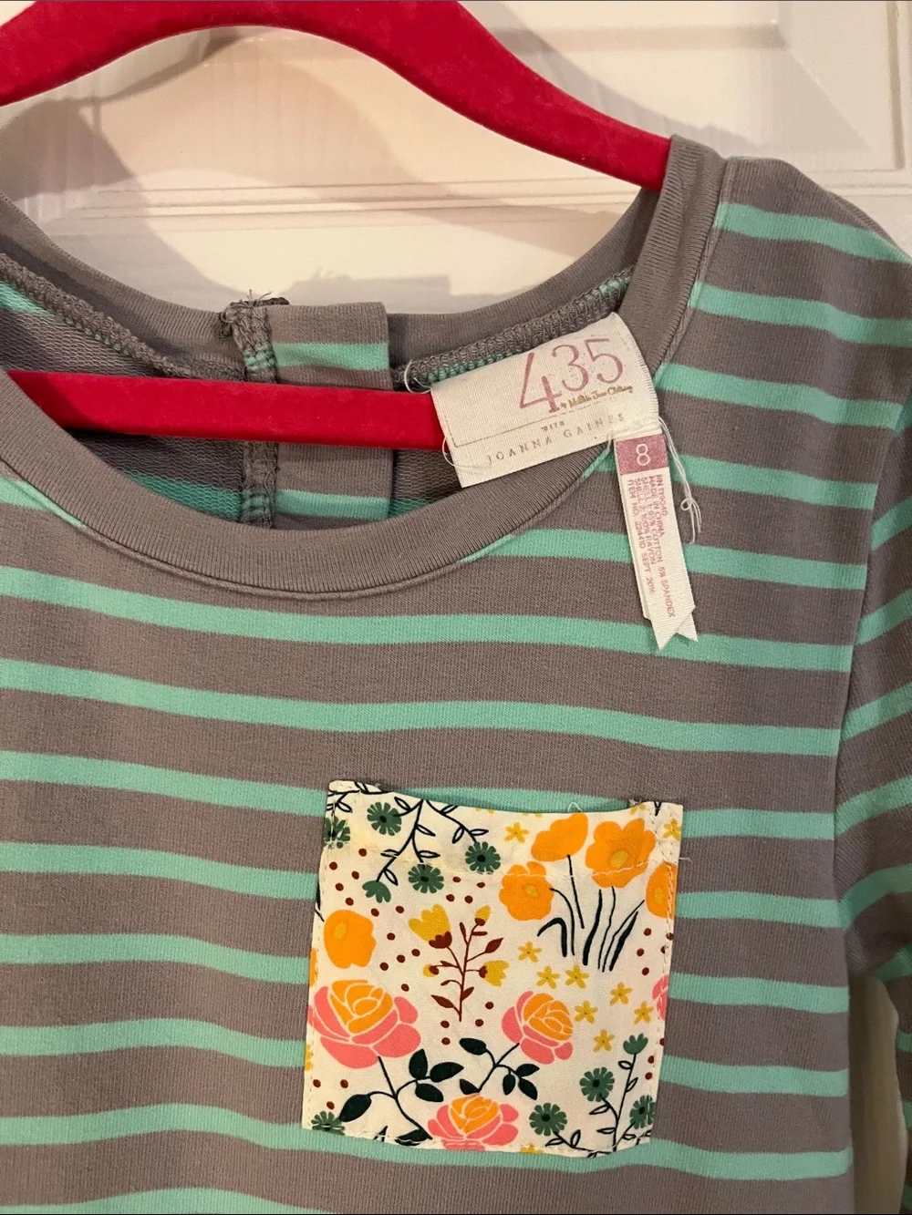 Matilda Jane Set - Joanna Gaines Dress and Stripe Ruffle Shorties 8
